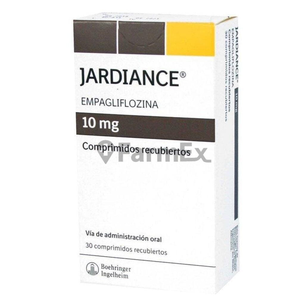 Jardiance 10 mg x 30 comprimidos "Ley Cenabast" Farmex-Fonasa-Persistente
